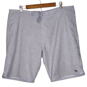 Travis Mathew Light Gray Men's Golf Athletic Shorts Sz 38